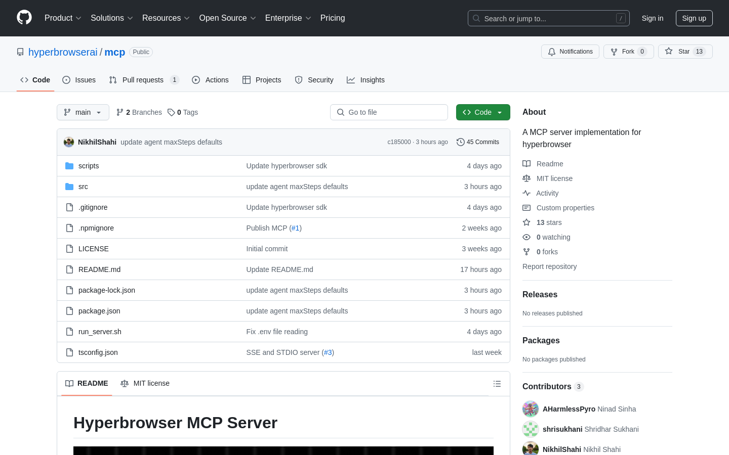Hyperbrowser MCP 服务器
