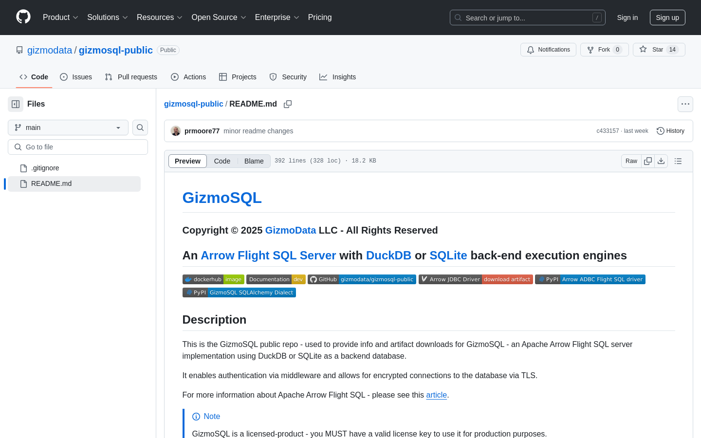 GizmoSQL