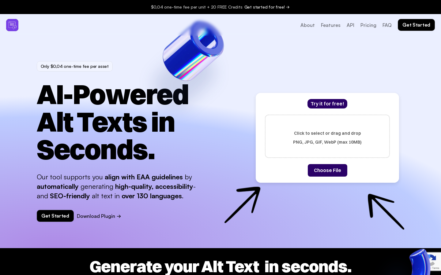 AI Alt-Text Generator