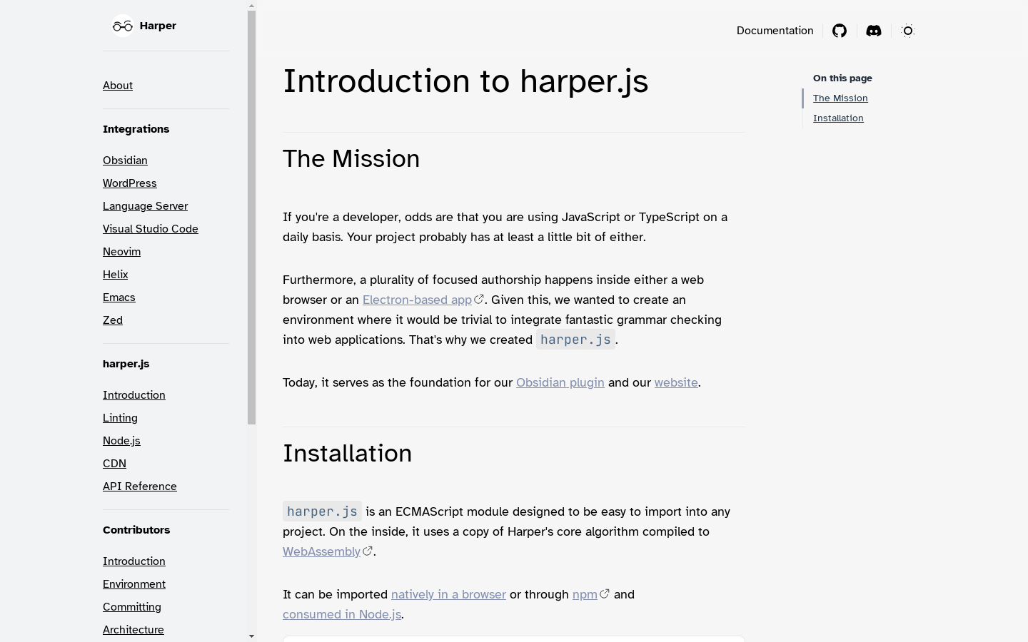 Harper.js