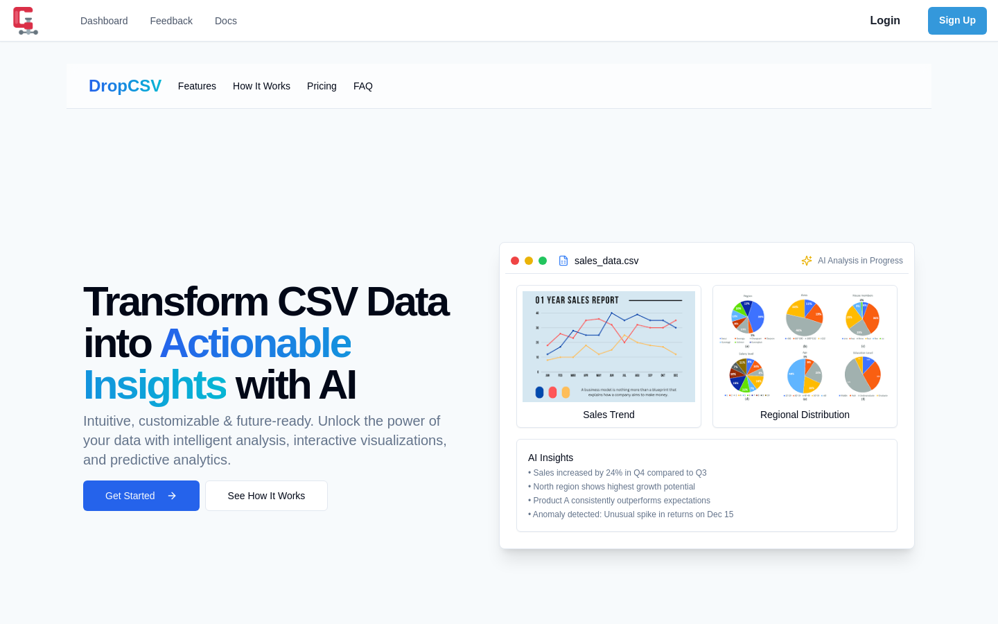 DropCSV Insights