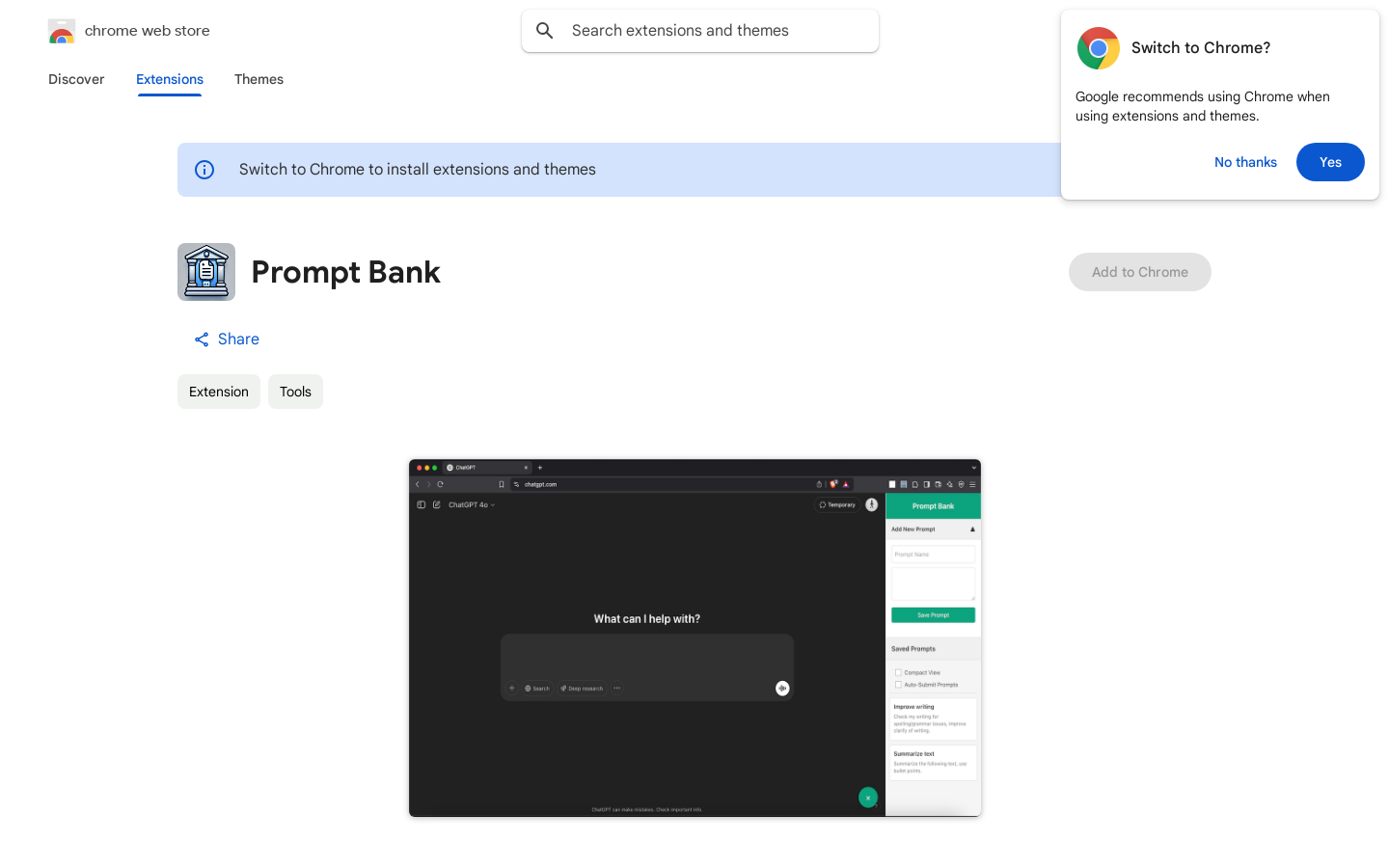Prompt Bank