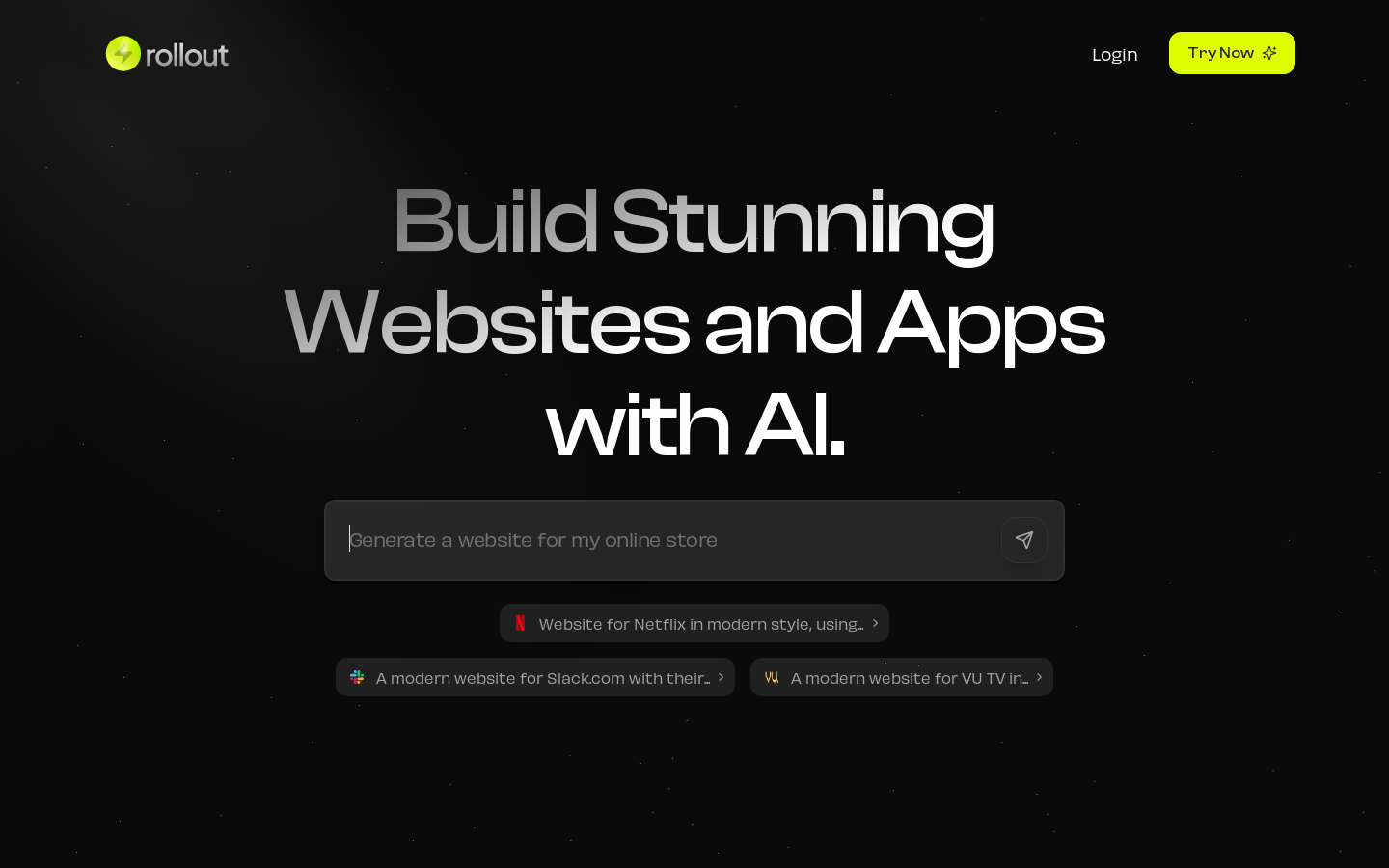 Rollout AI Website Builder