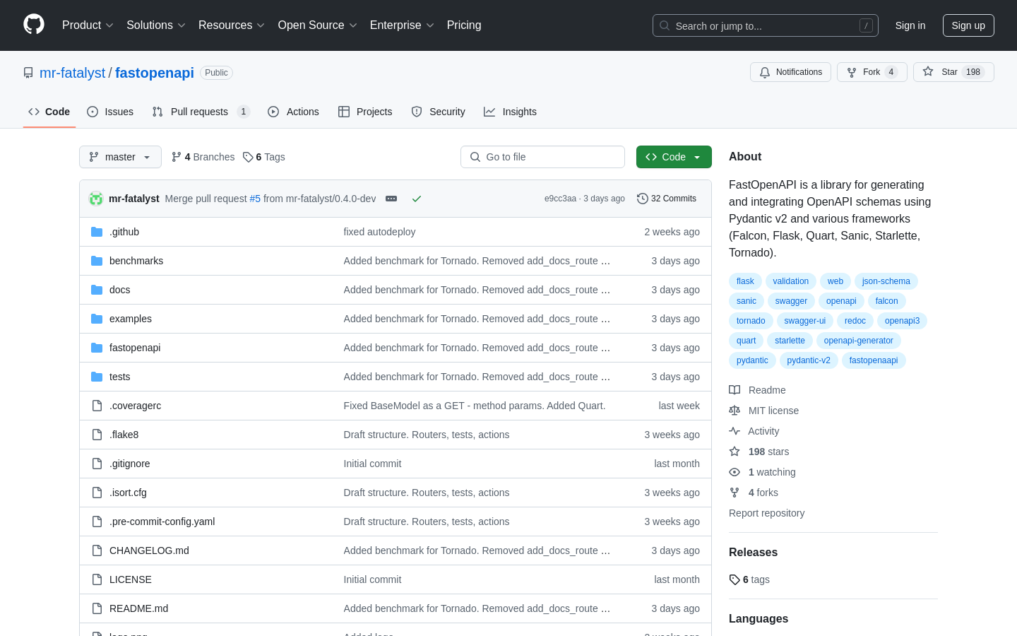 FastOpenAPI