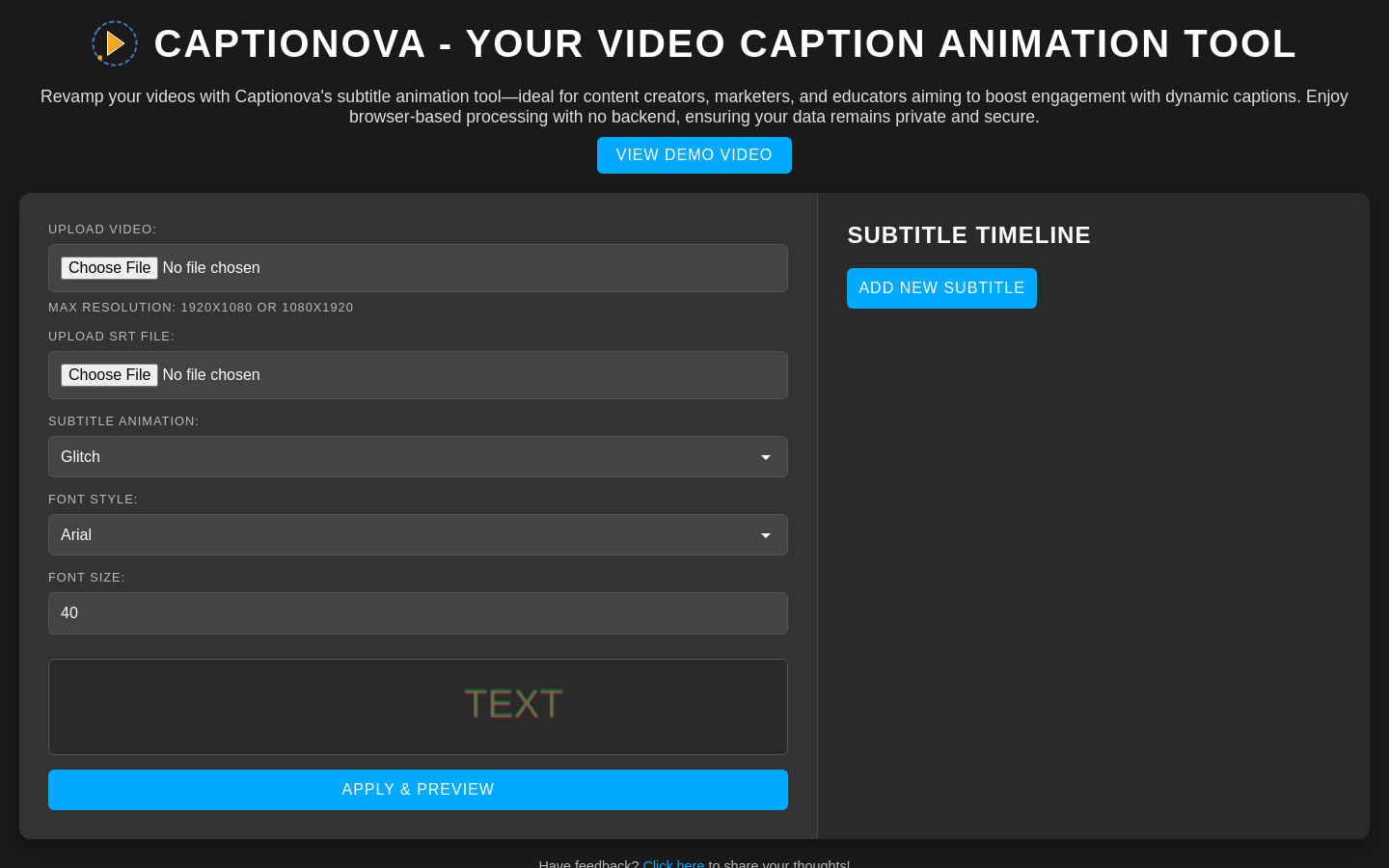 Captionova