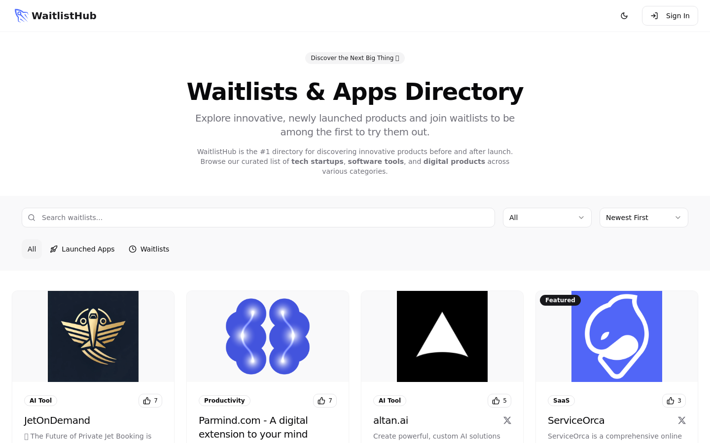 Waitlist Directory