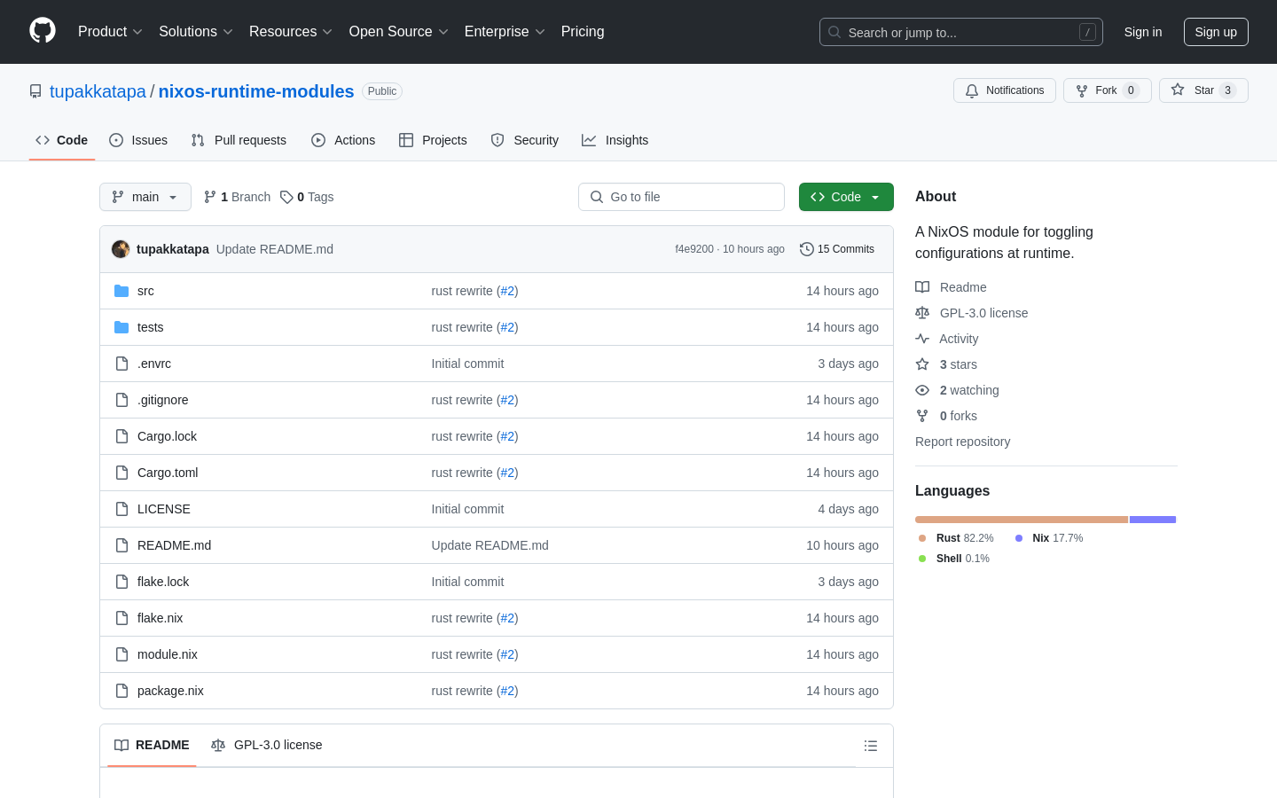 NixOS Dynamic Configuration Manager