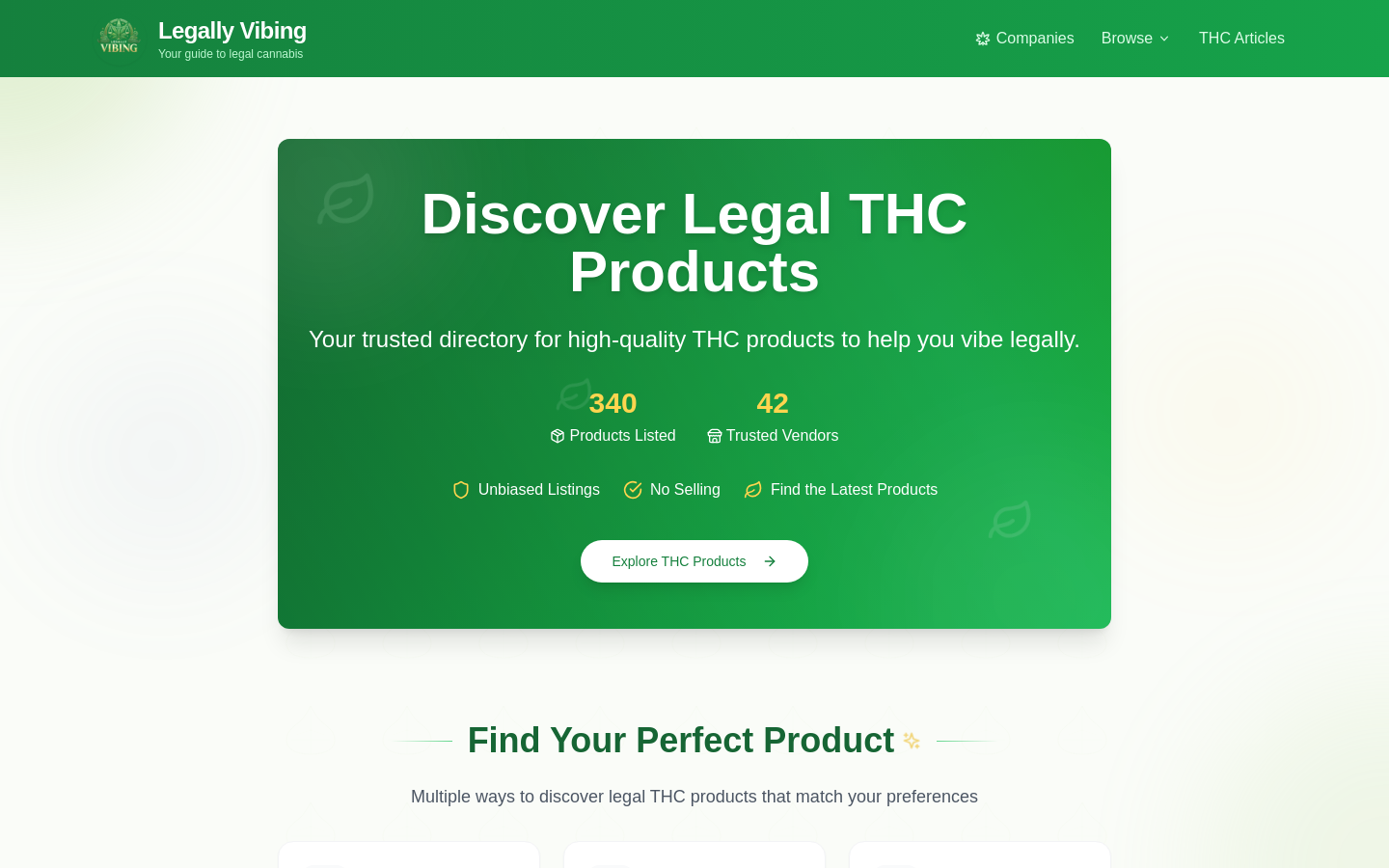 AI法律大麻产品目录