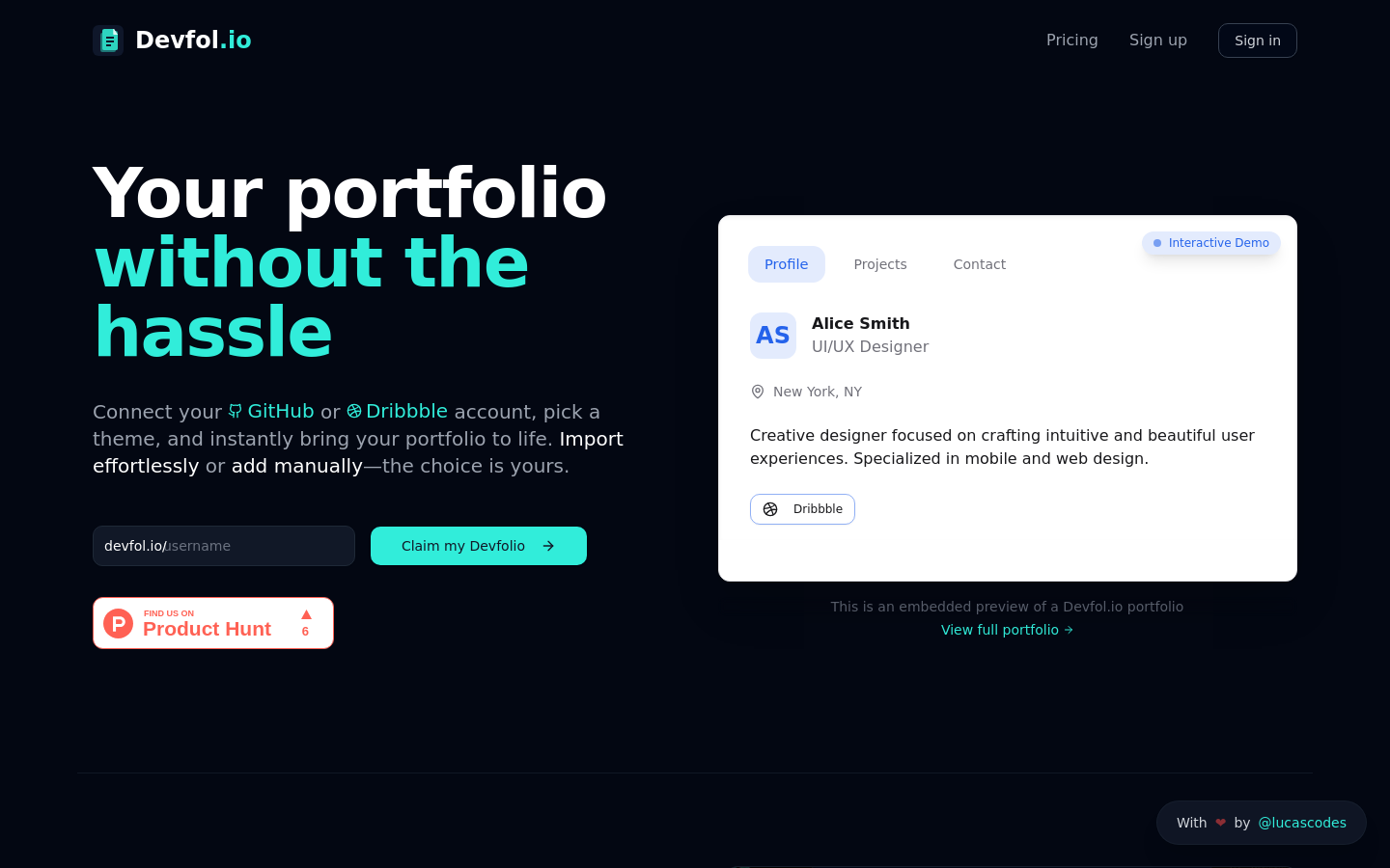 Devfol.io