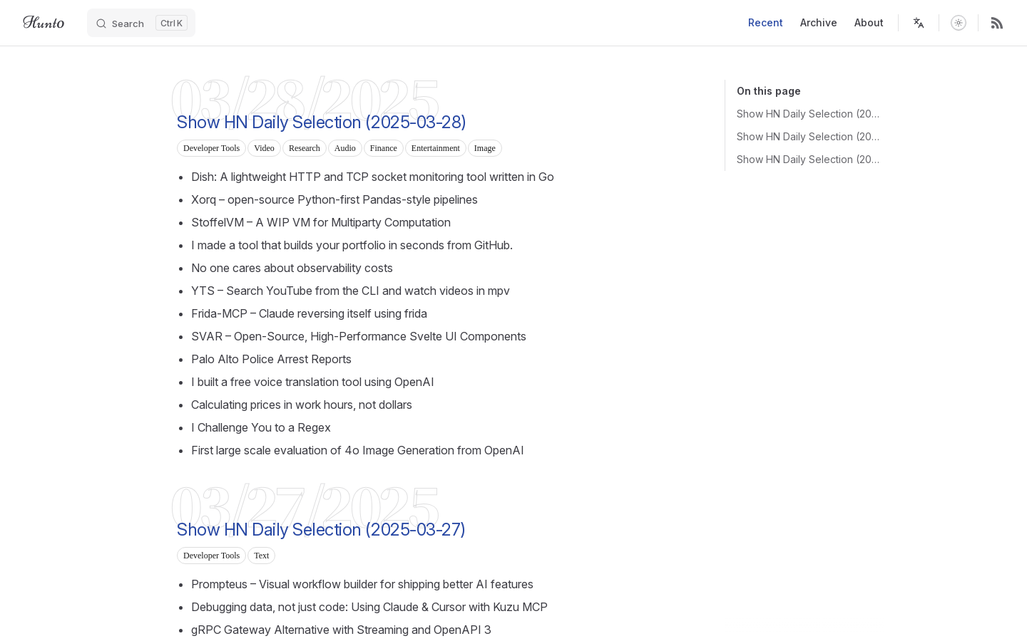 Hacker News 每日精选