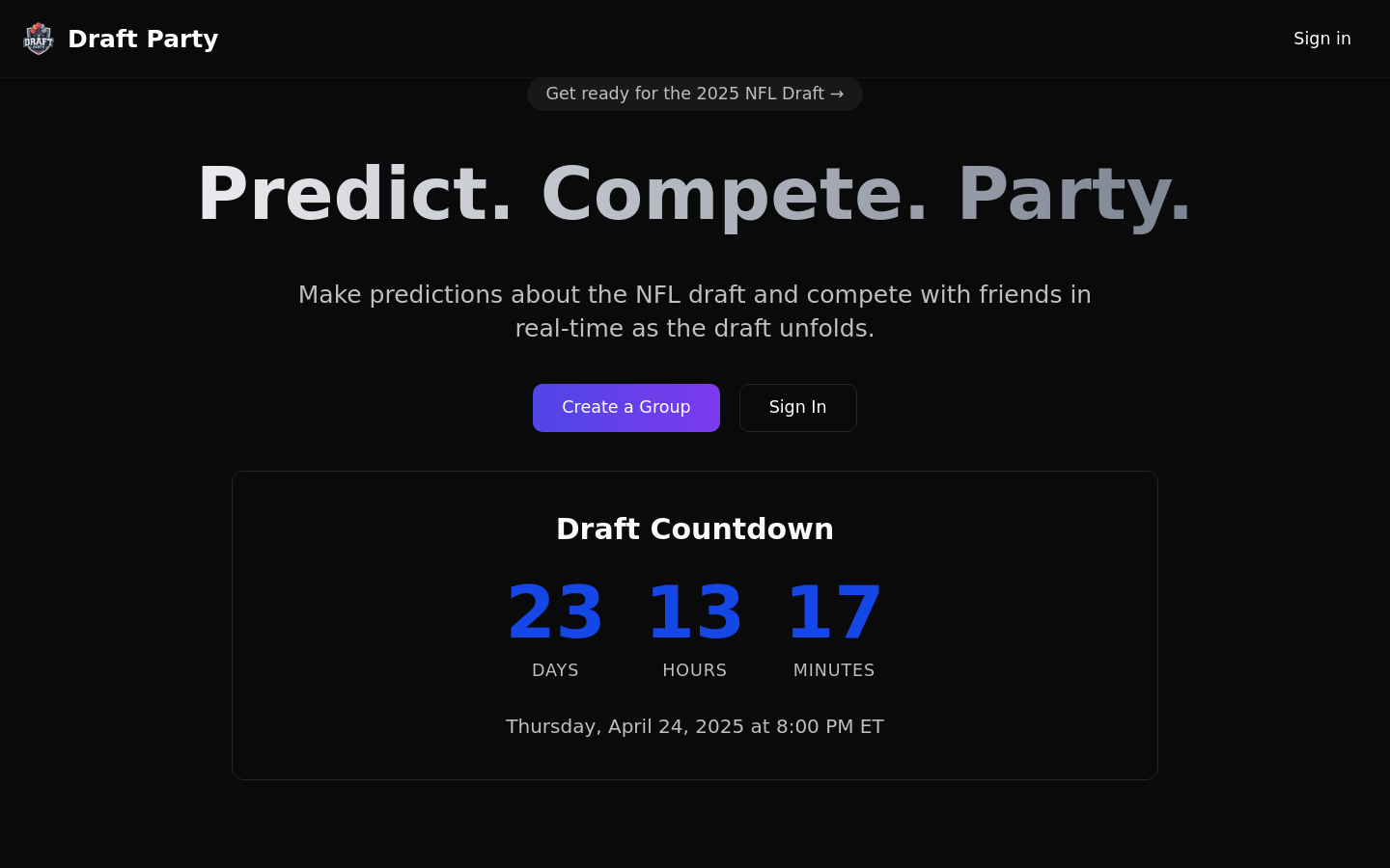 Draft Party