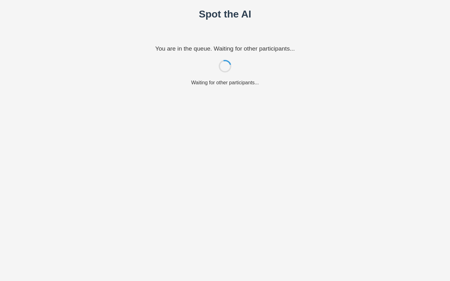 Spot the AI