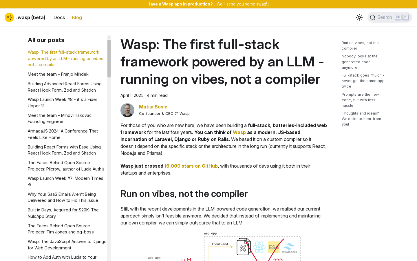 Wasp LLM Framework