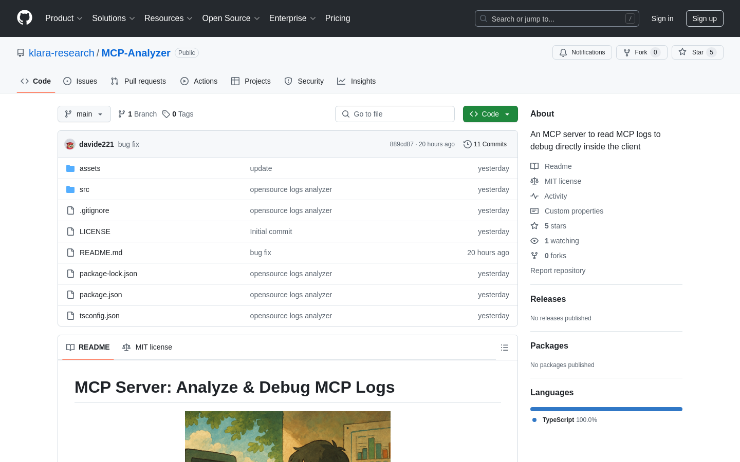 MCP Log Reader