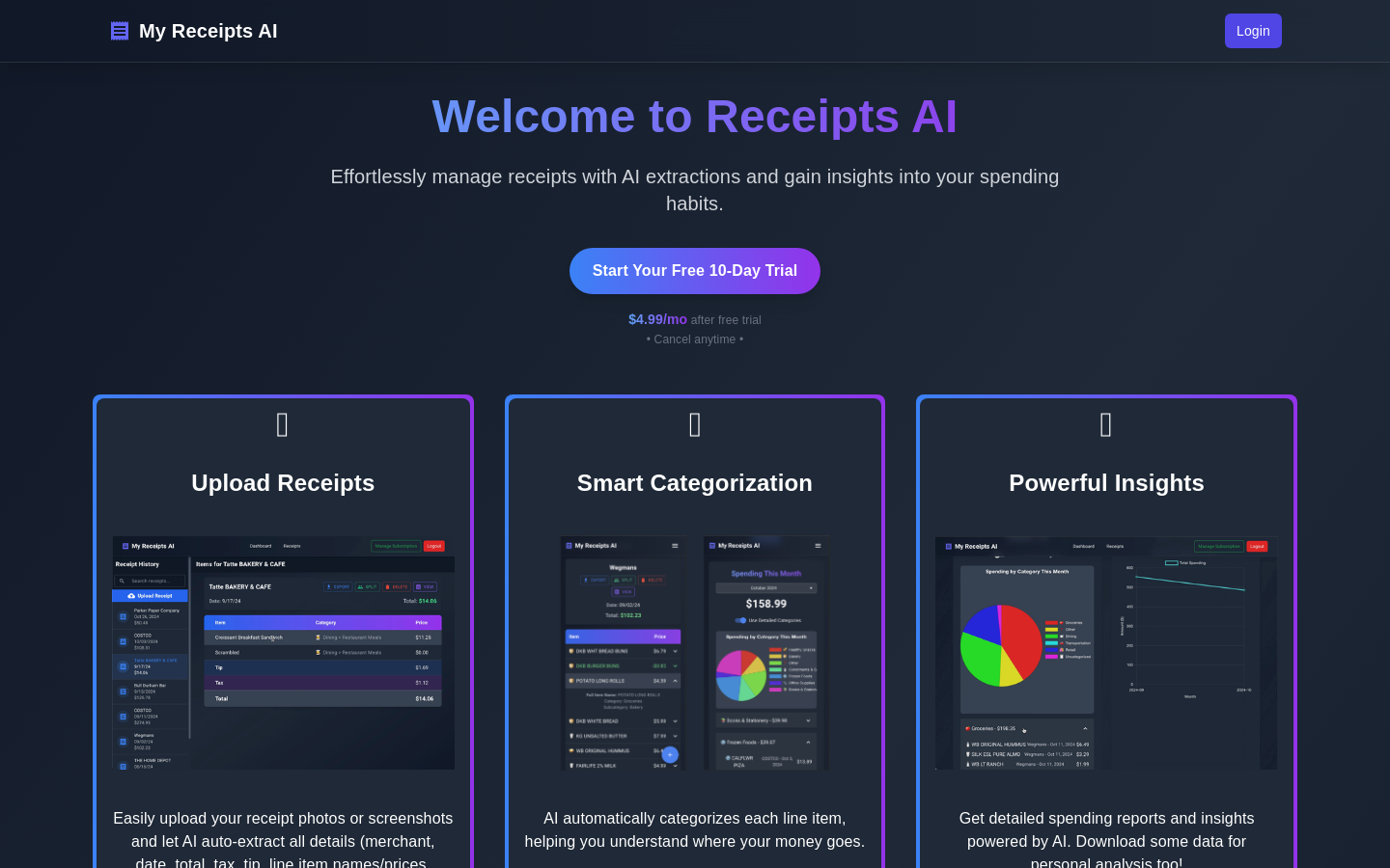 Receipts AI