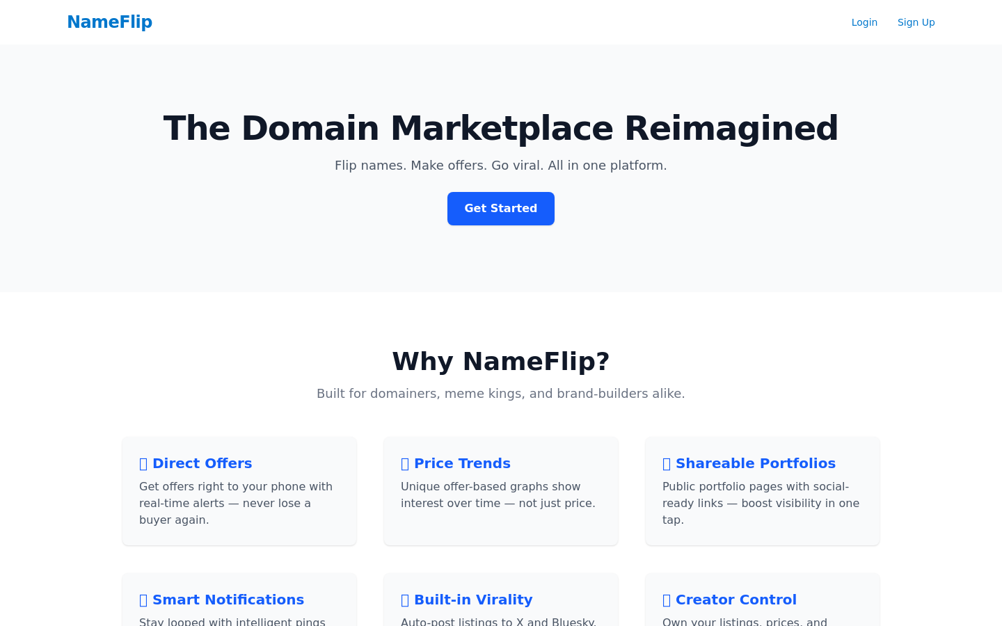 NameFlip.io
