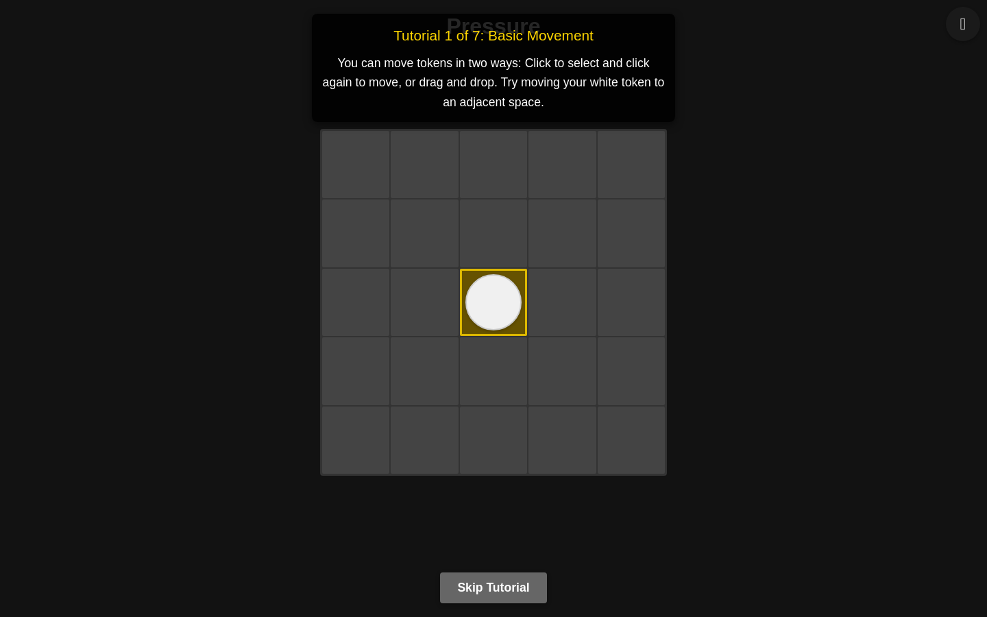 Pressure: A 2D Board Game