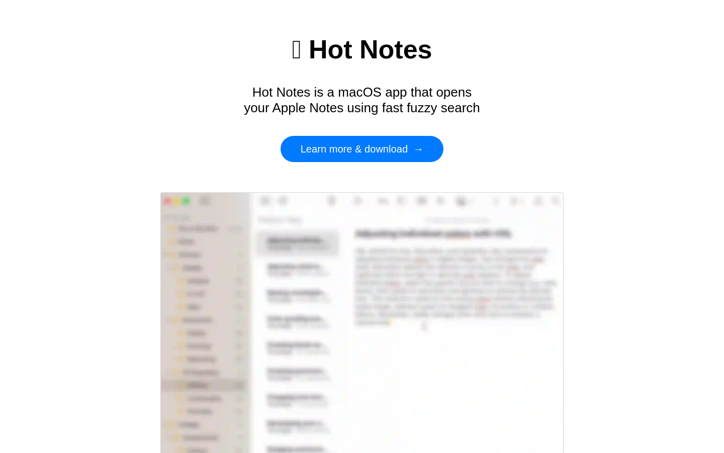 Hot Notes