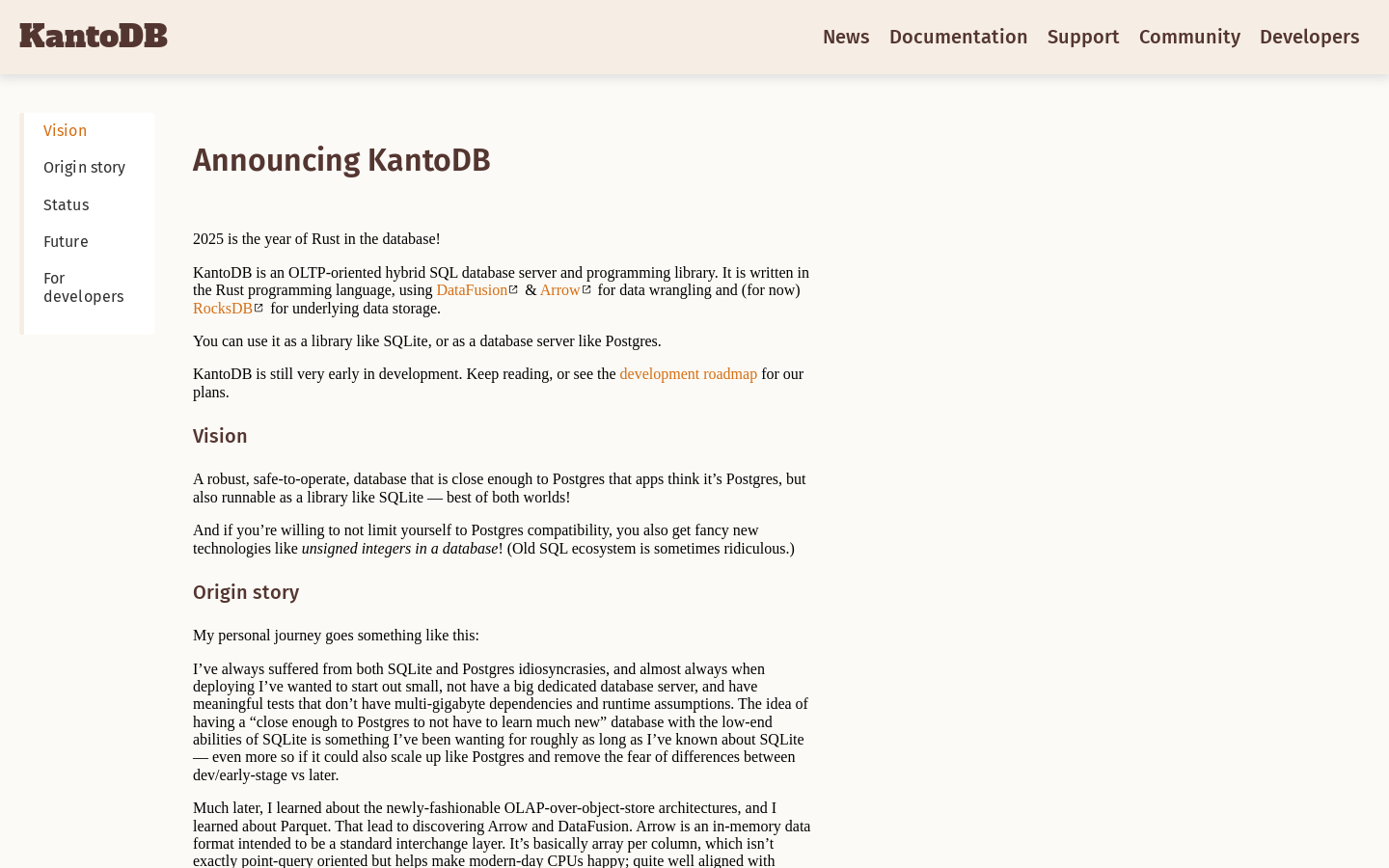 KantoDB