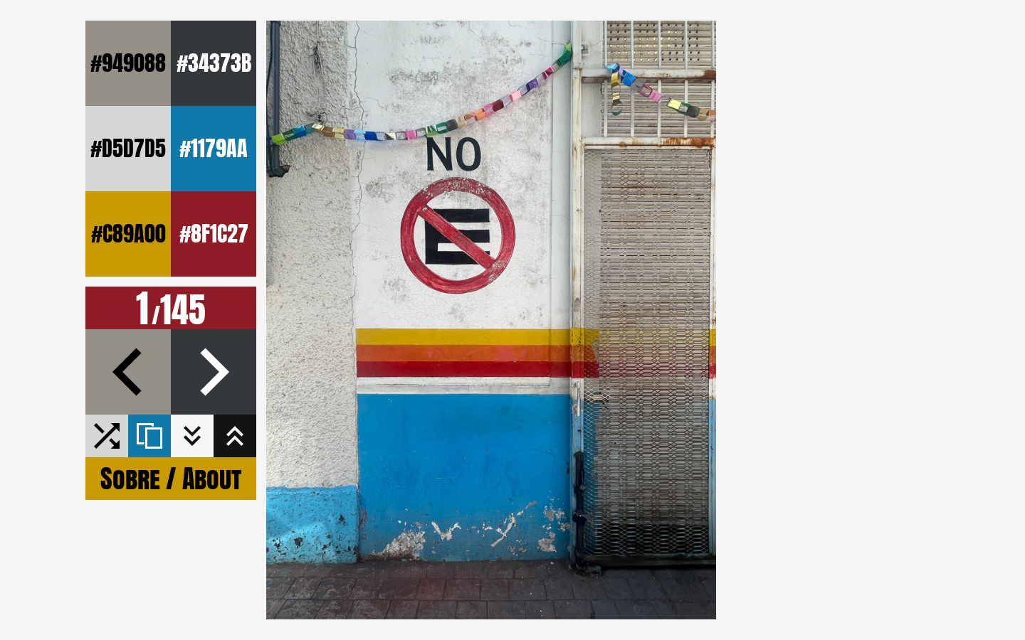 Mexican Architecture Palette Generator