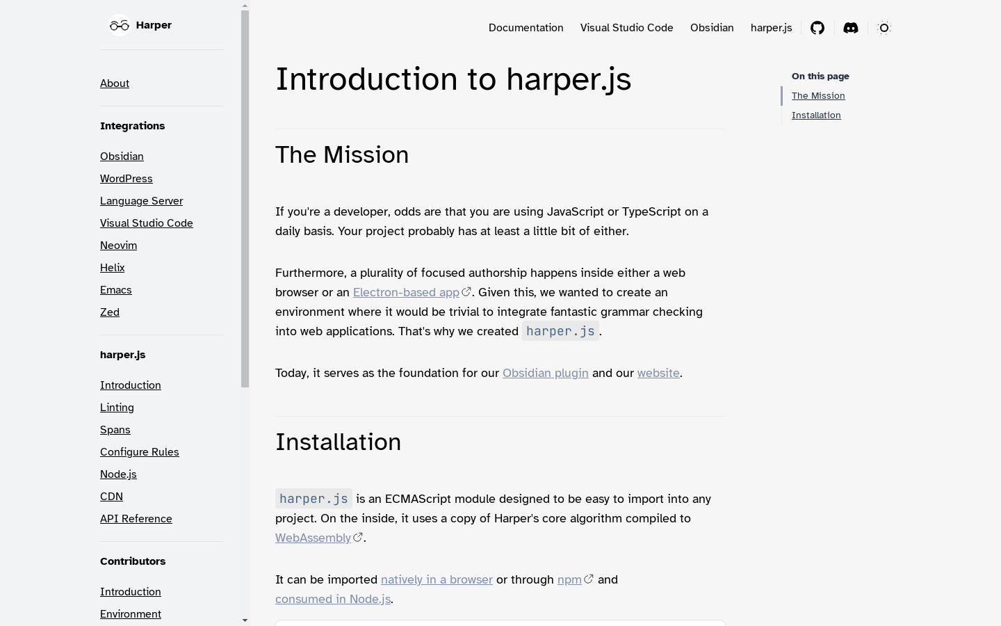 Harper.js