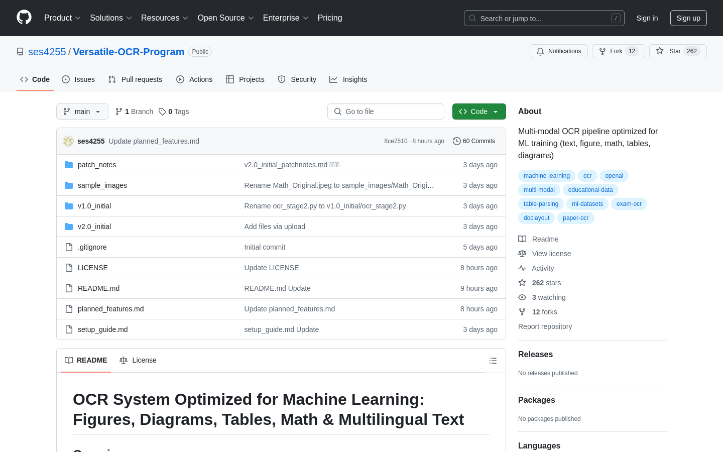 Versatile OCR Program