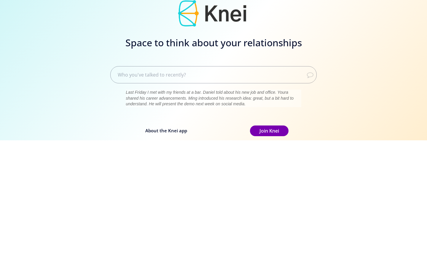 Knei Talk Parser