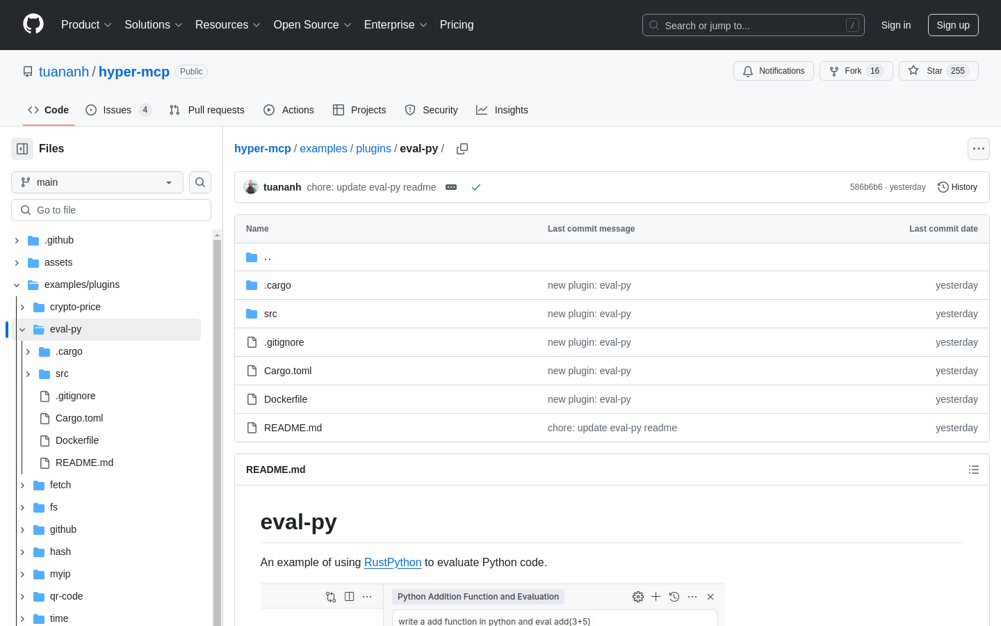 WASM-Powered Python Execution Plugin