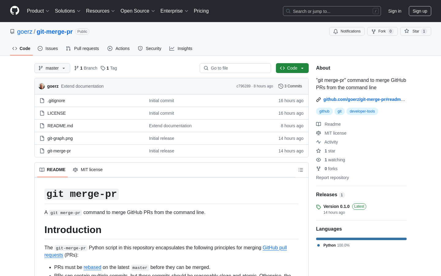 Git Merge-PR