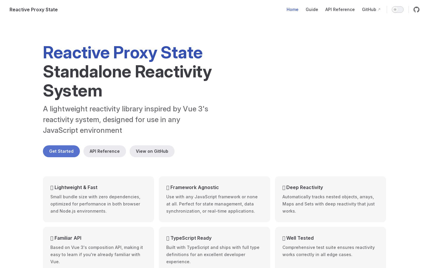 Reactive Proxy State