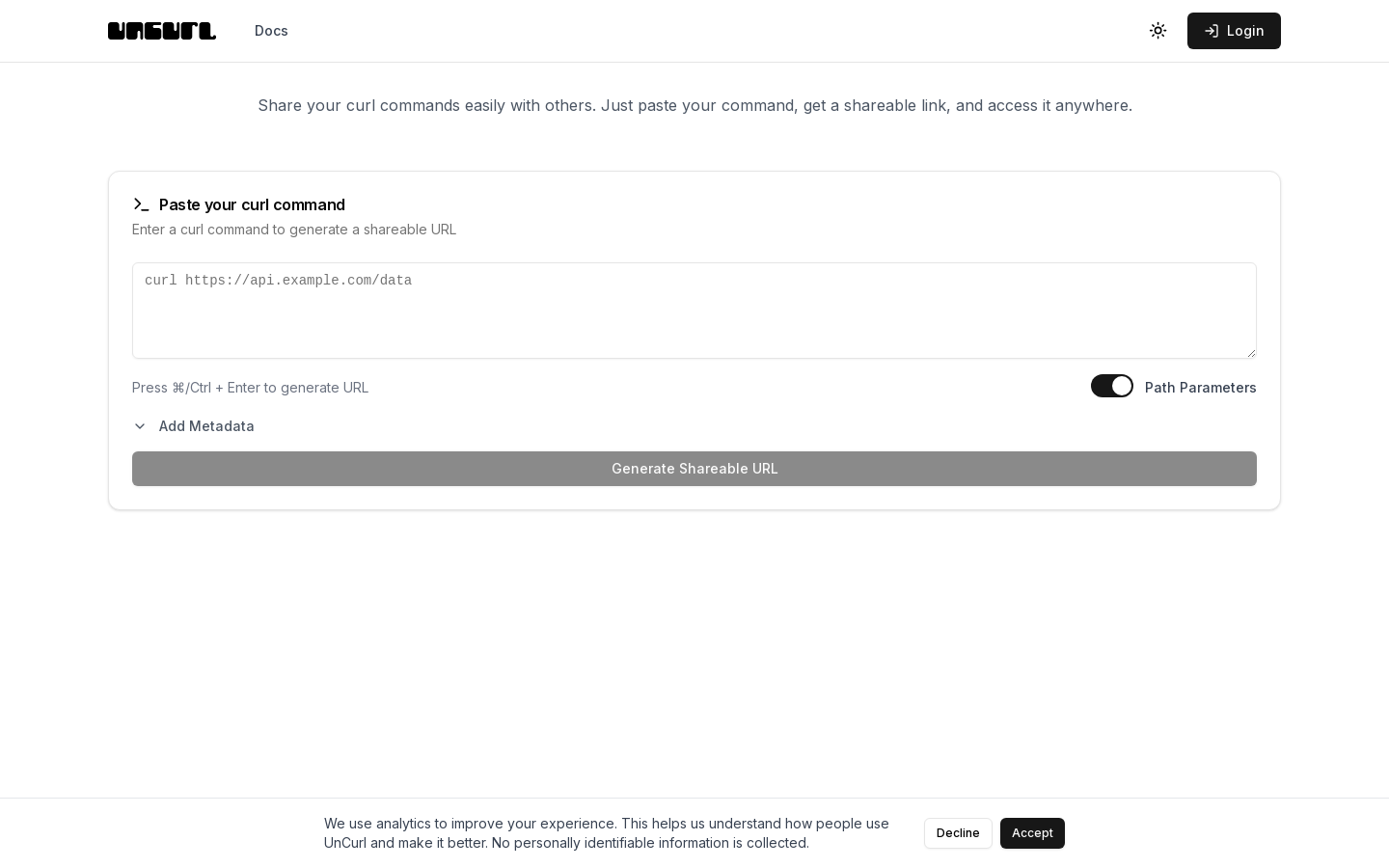 Uncurl.dev