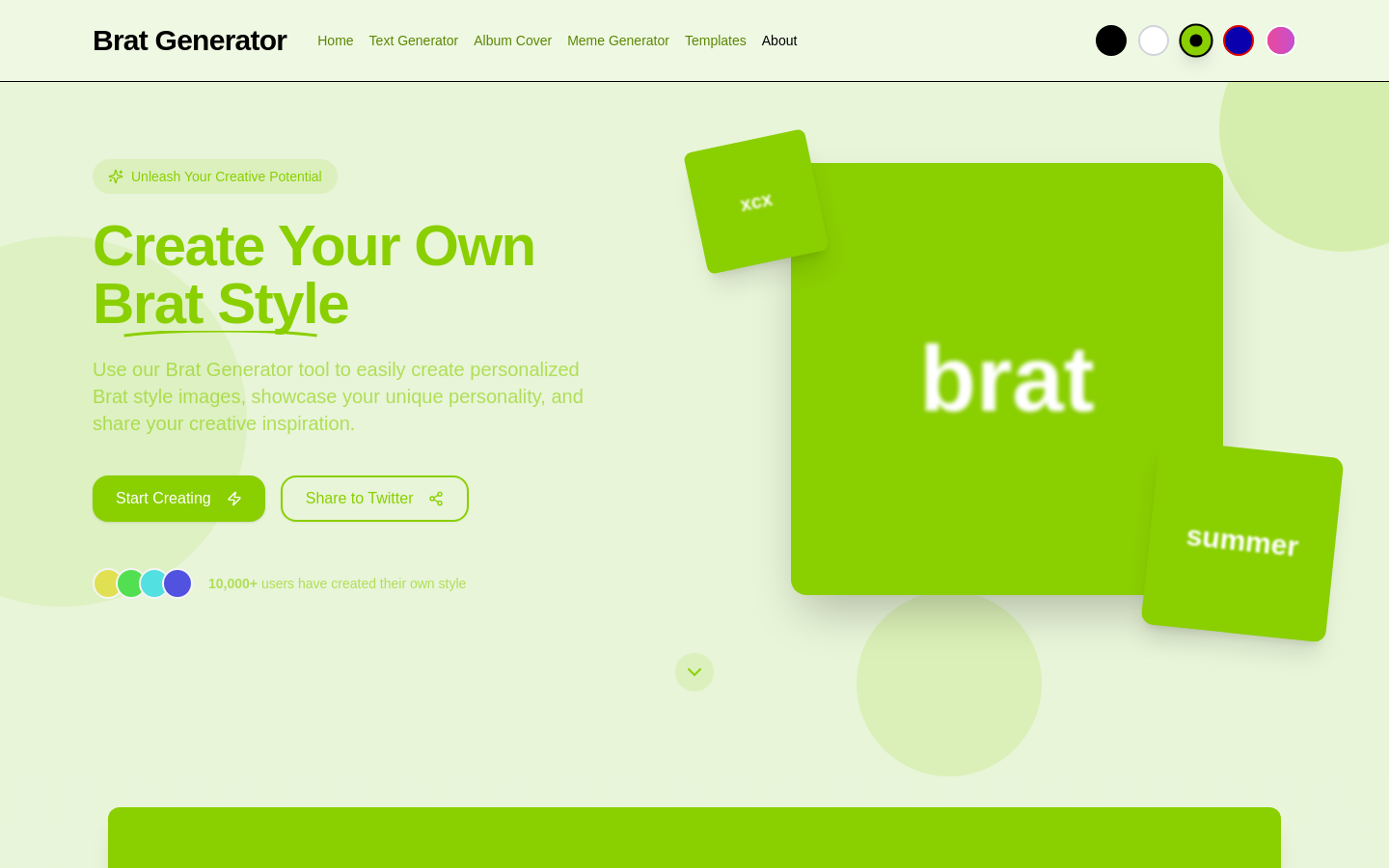 Brat Style Generator