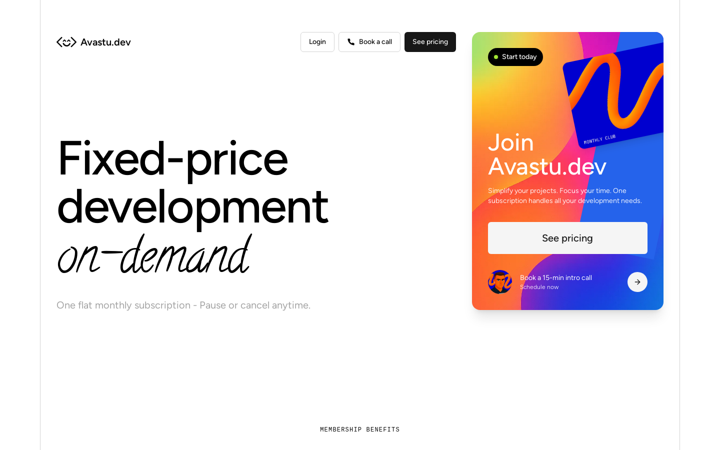 Avastu.dev