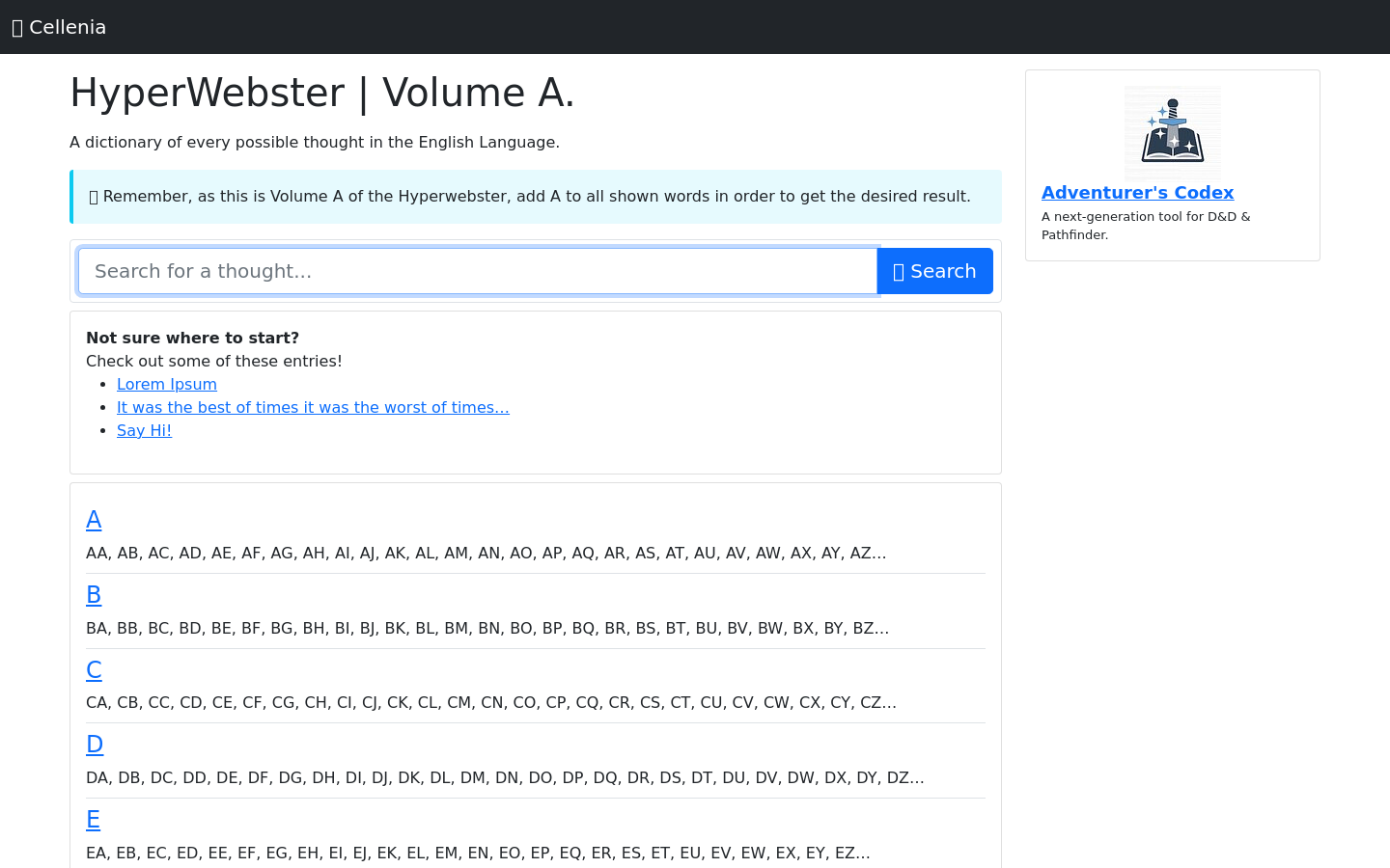 HyperWebster