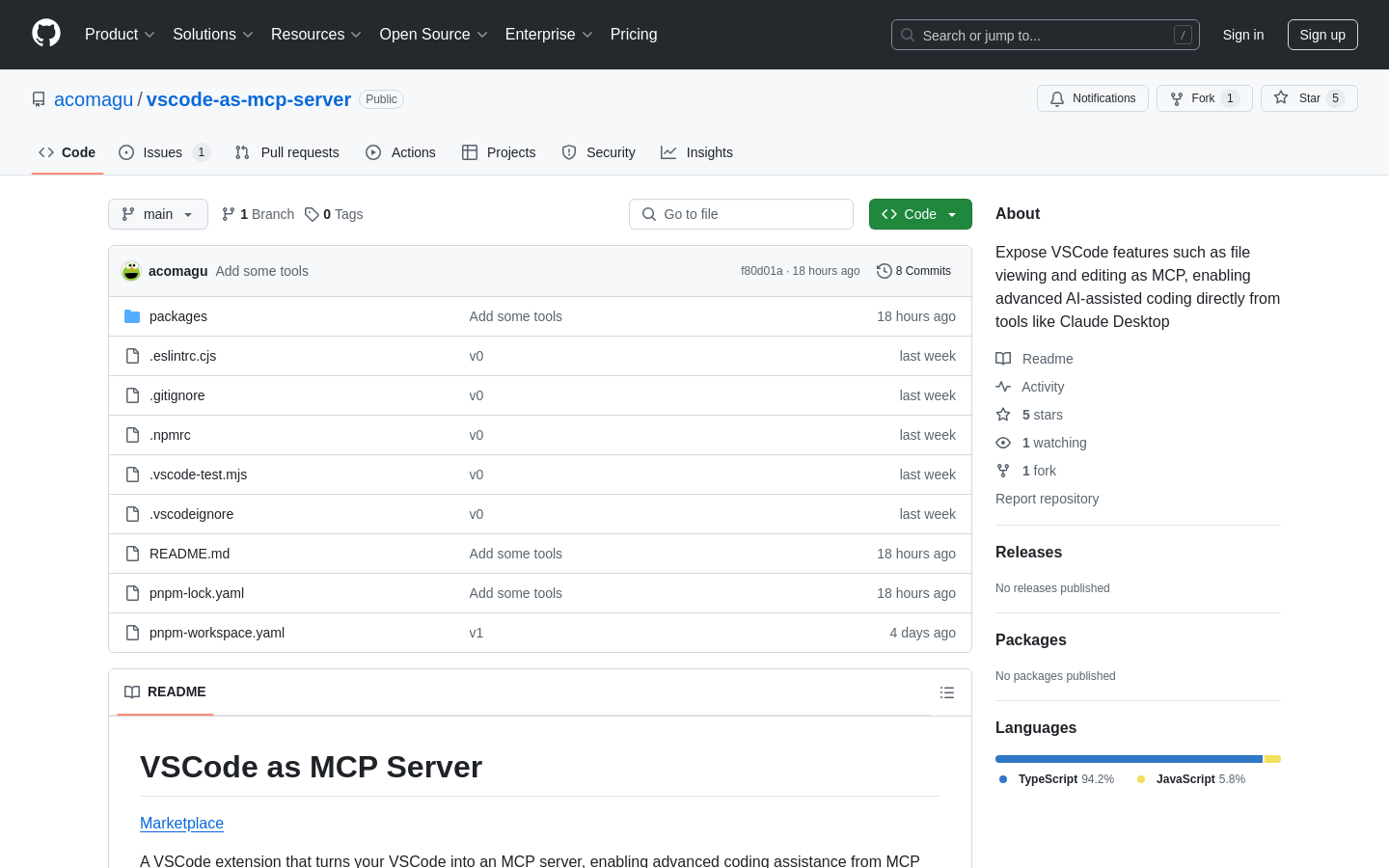 MCP Server for VSCode