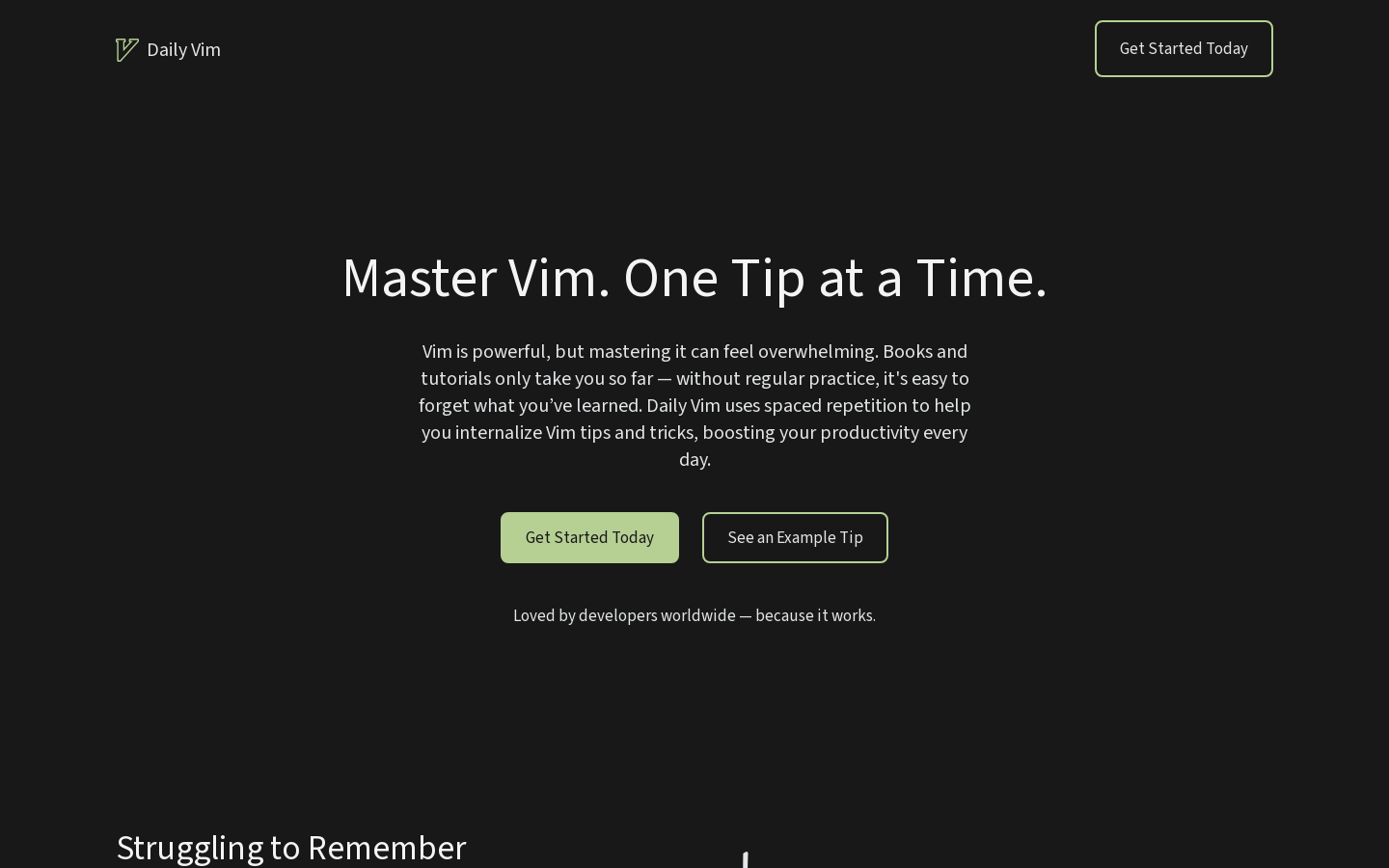 Daily Vim