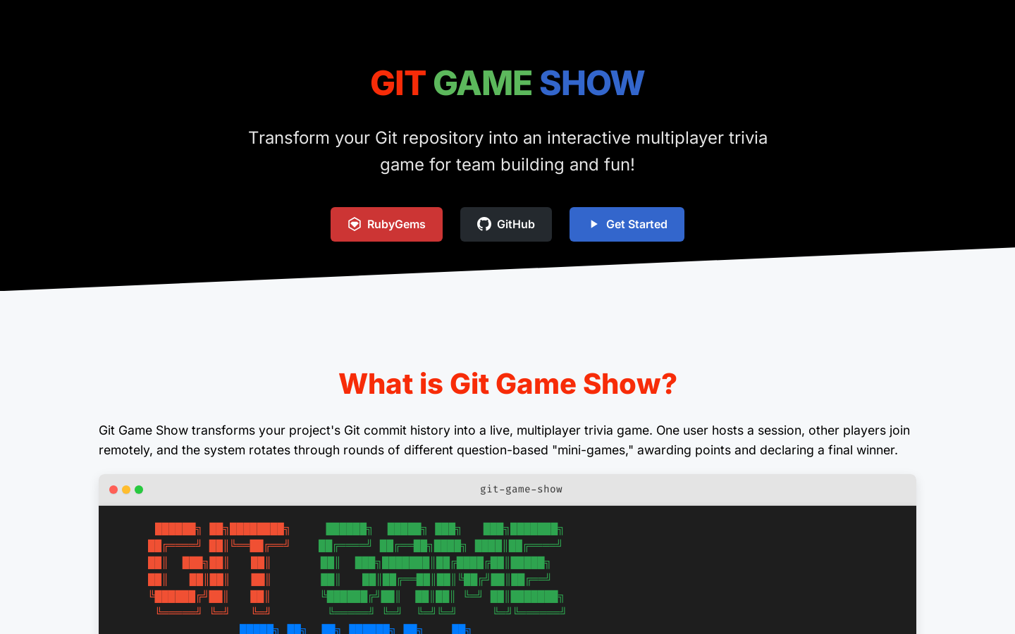 Gitゲームショー