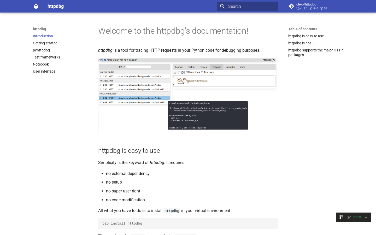 httpdbg