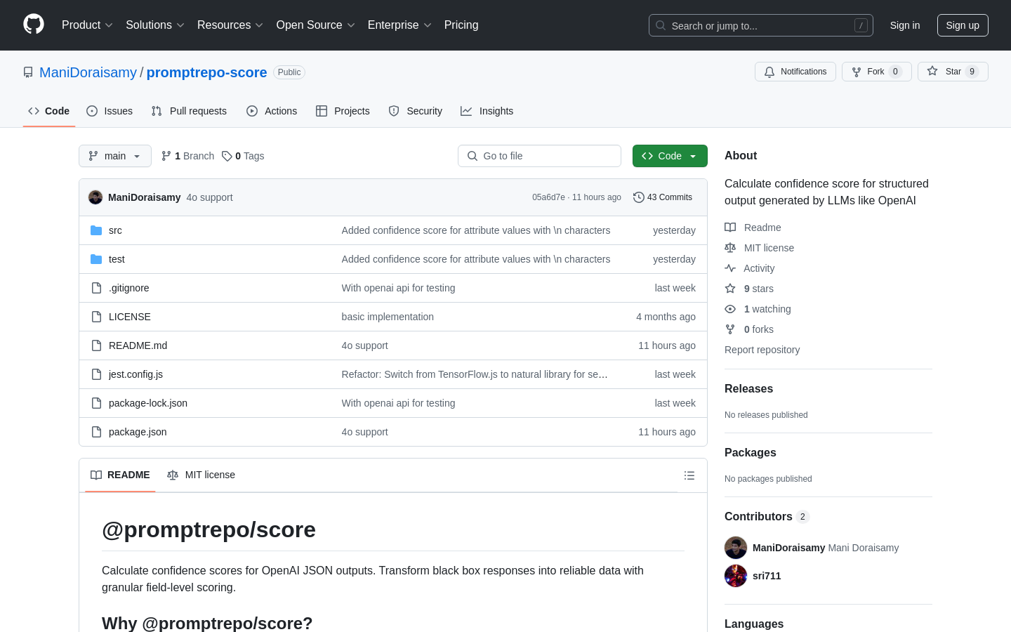 OpenAI JSON置信度计算工具