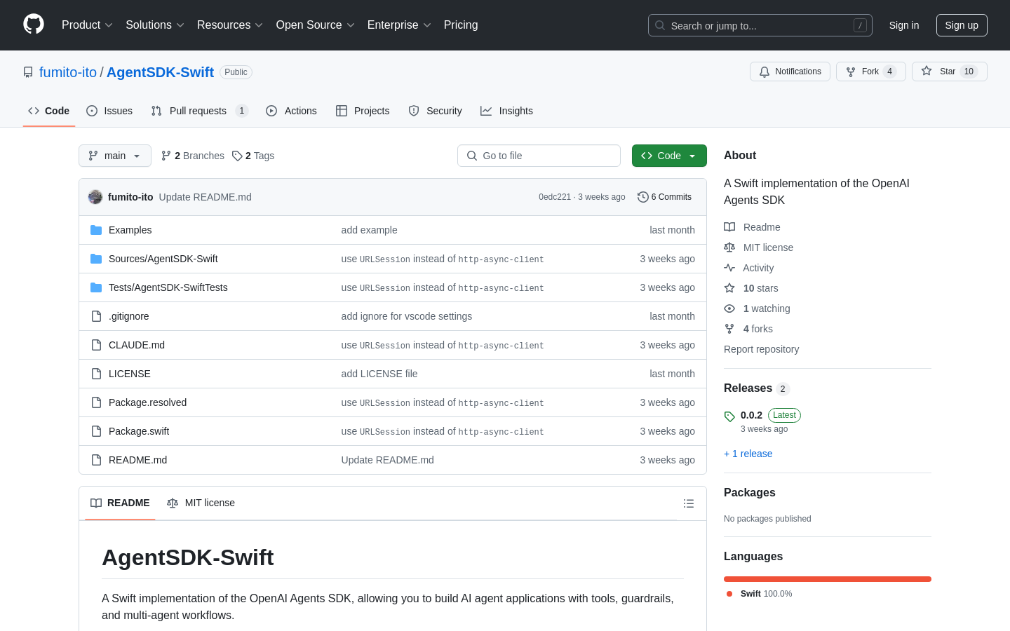 AgentSDK-Swift