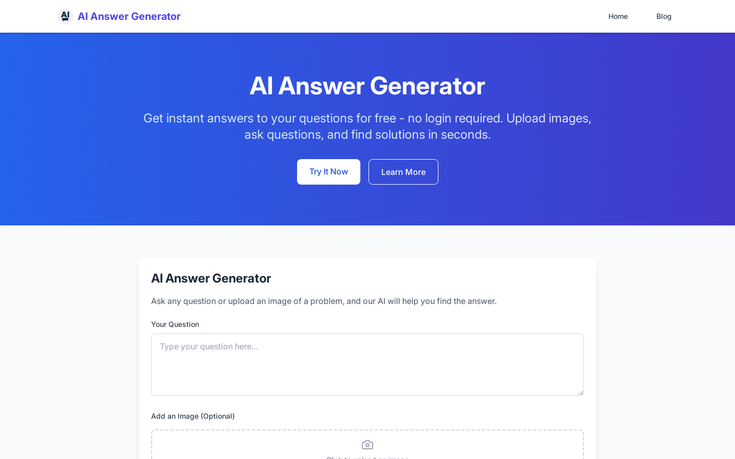 AIアンサー生成器