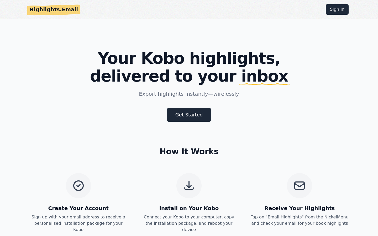 Highlights.Email