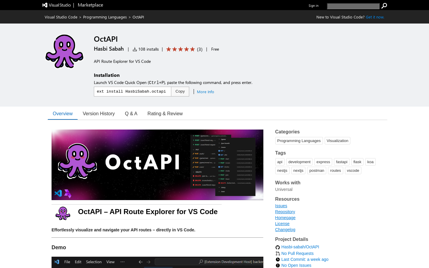 OctAPI