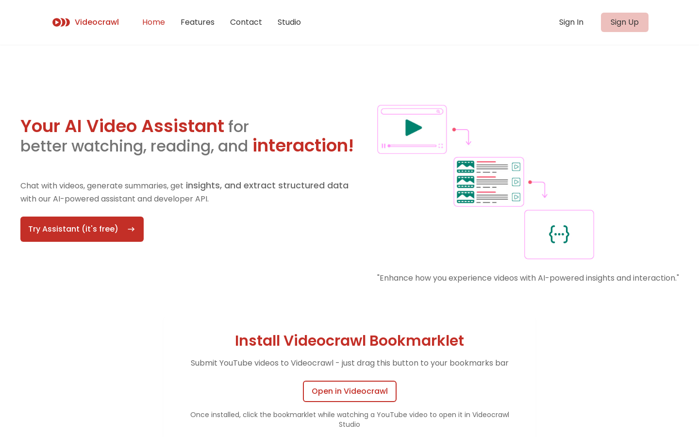 Videocrawl 学习助手