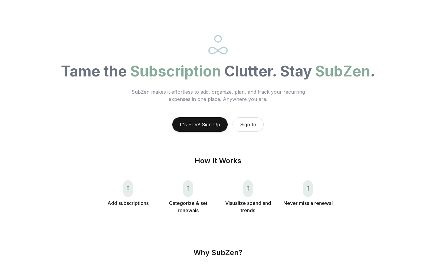 SubZen
