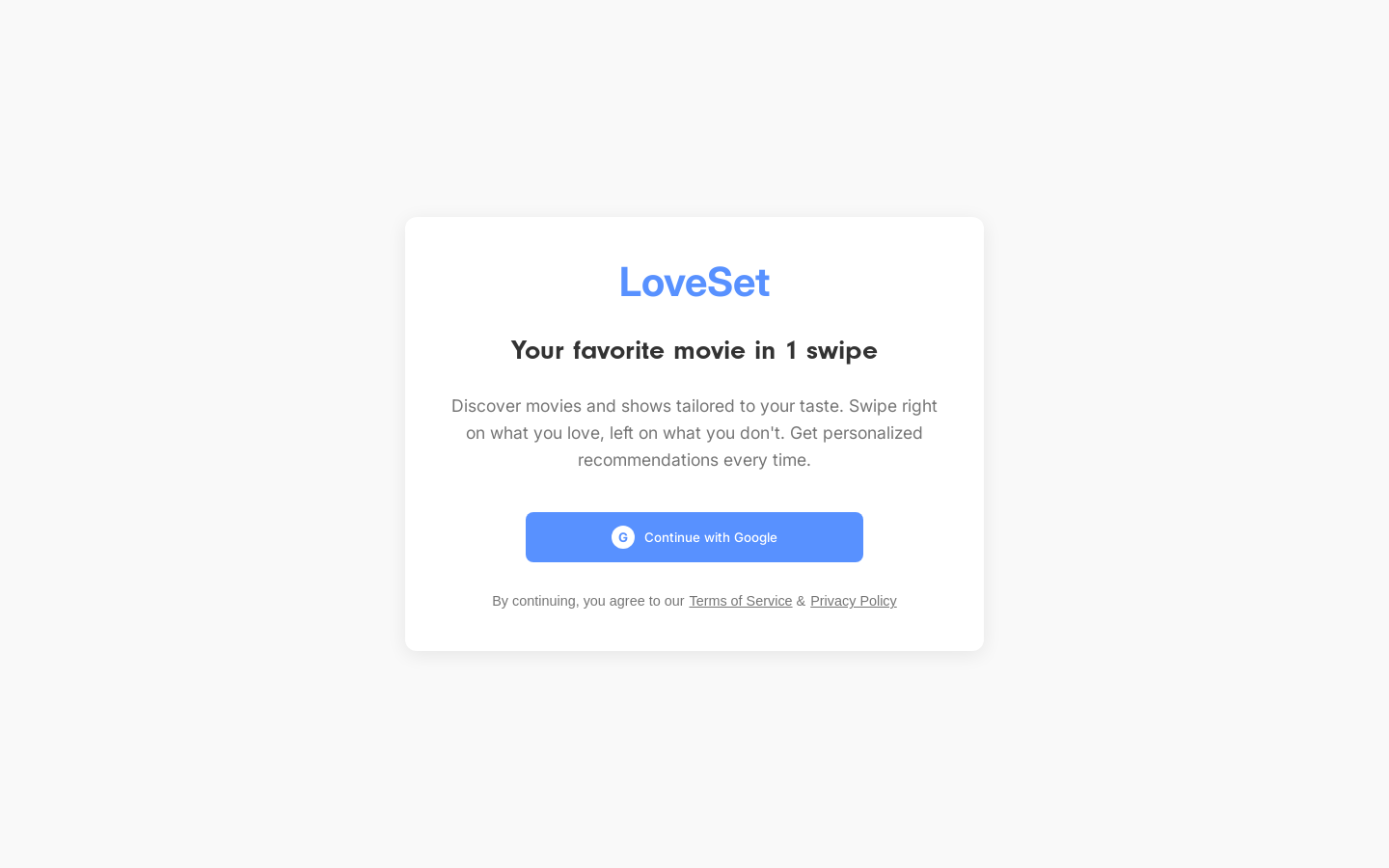 LoveSet