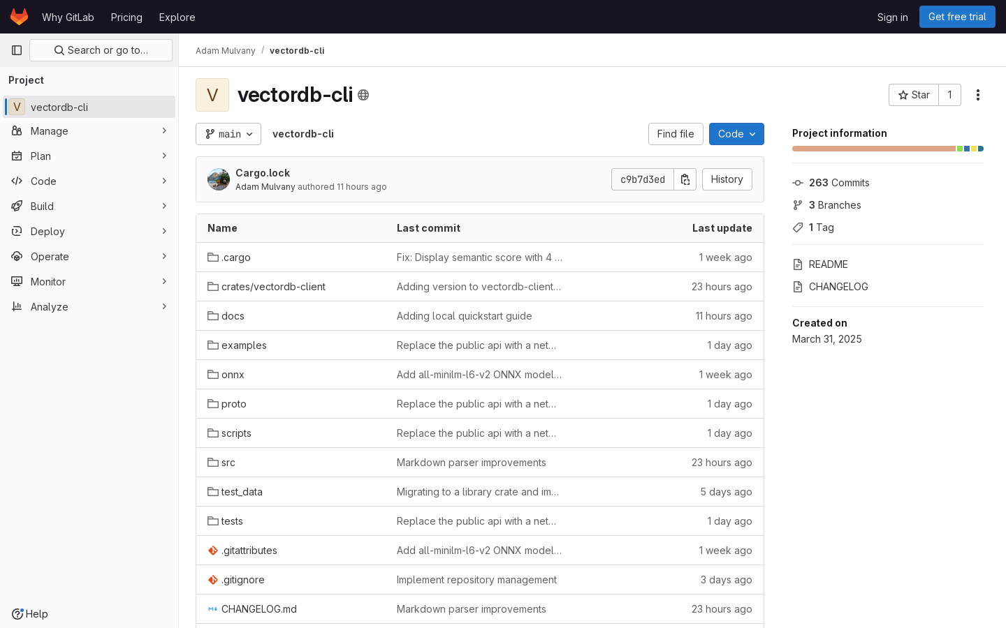 VectorDB-CLI