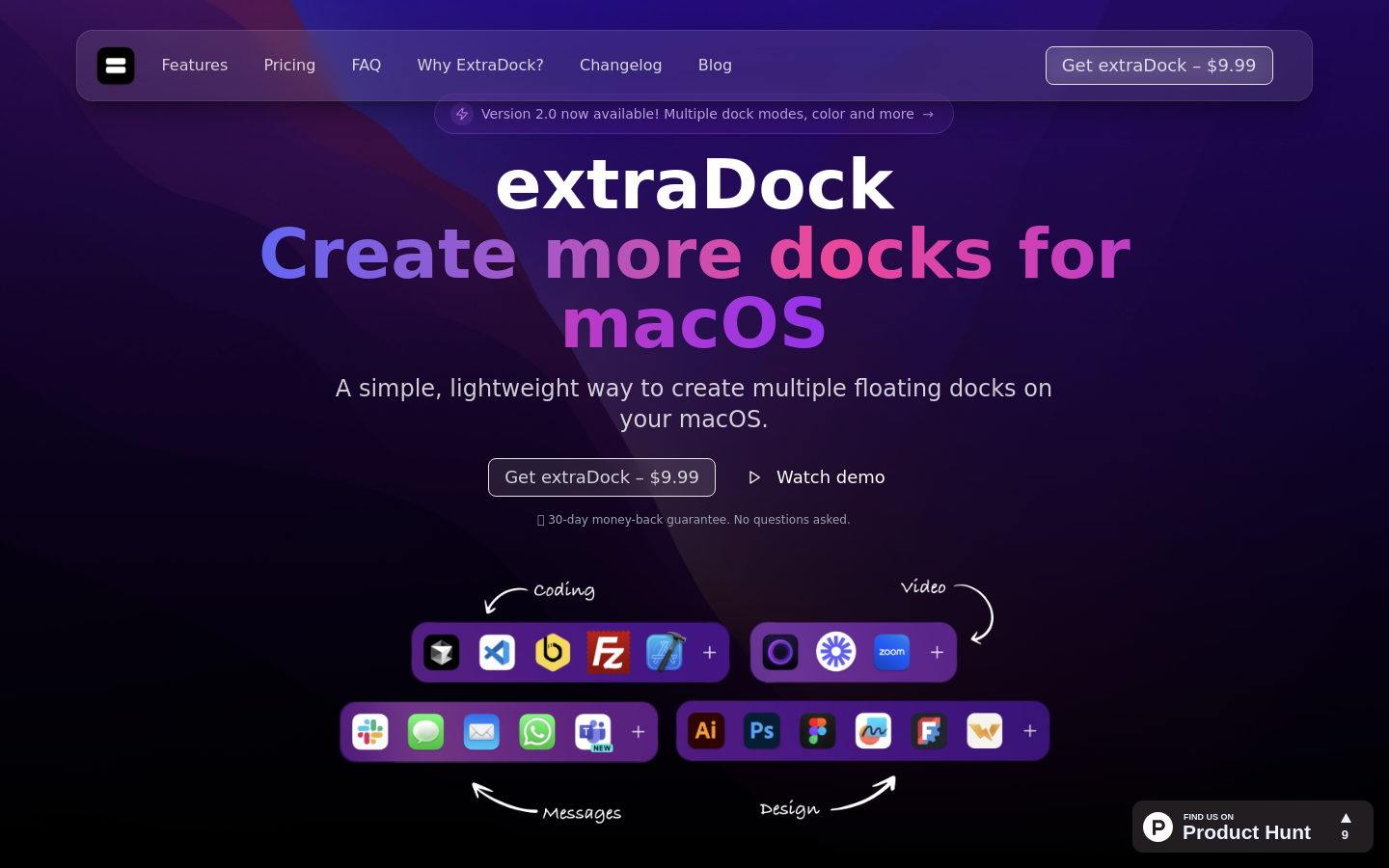 extraDock