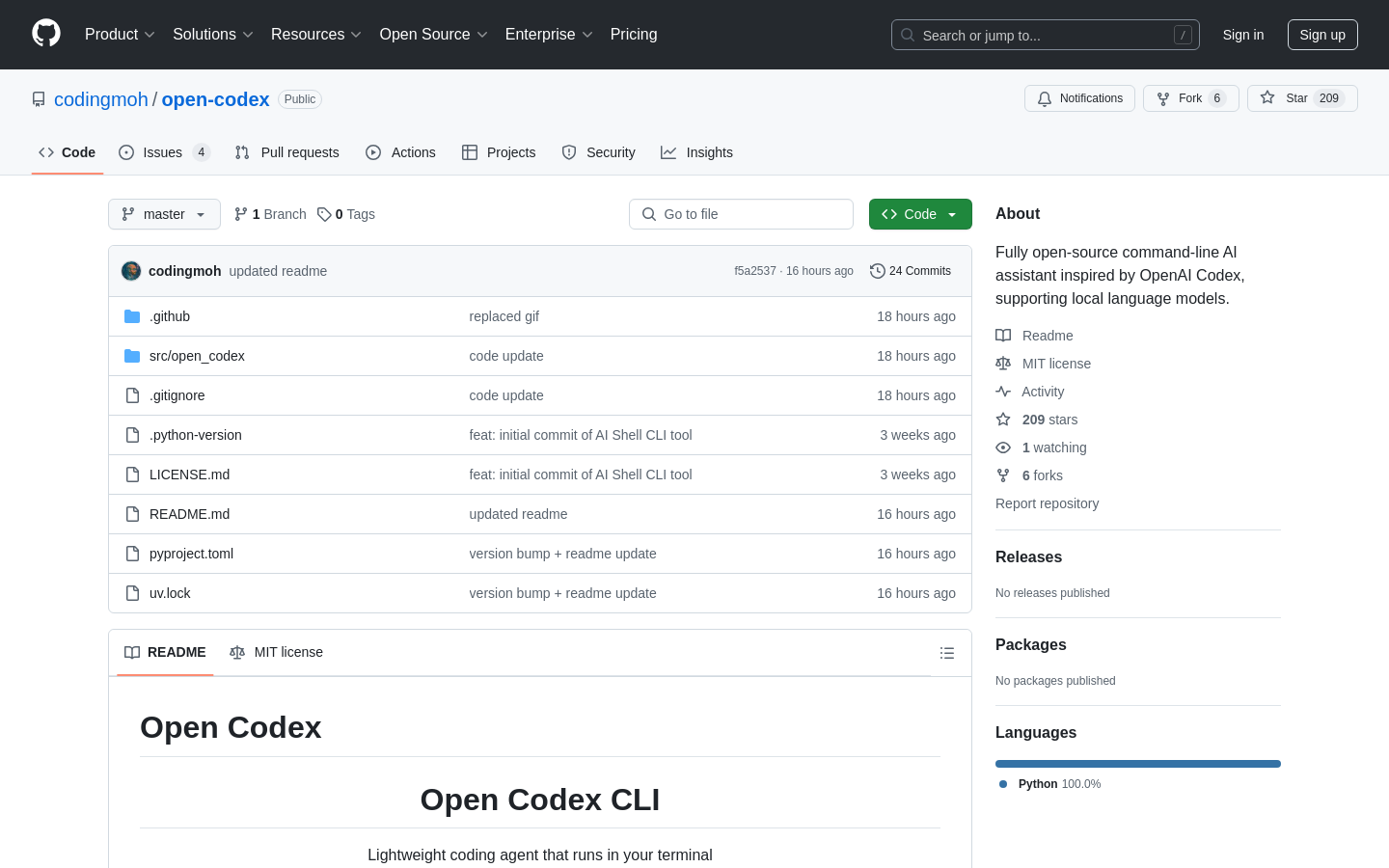 Open Codex