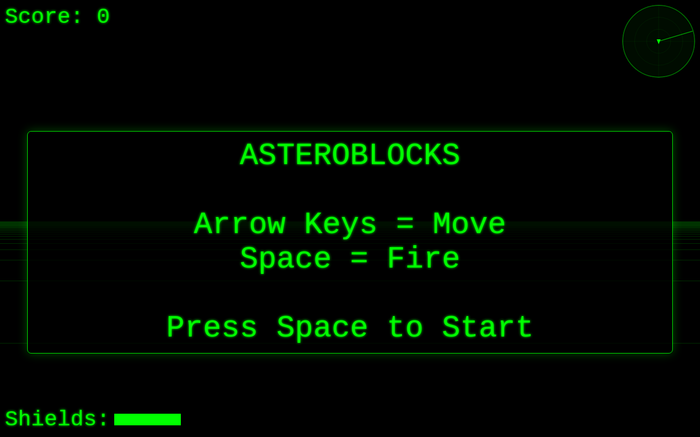 Prompt Coded アステロイド3D